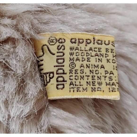 Applause Flat Face Monkey Plush 14" Stuffed Animal Vintage - Picture 4 of 5